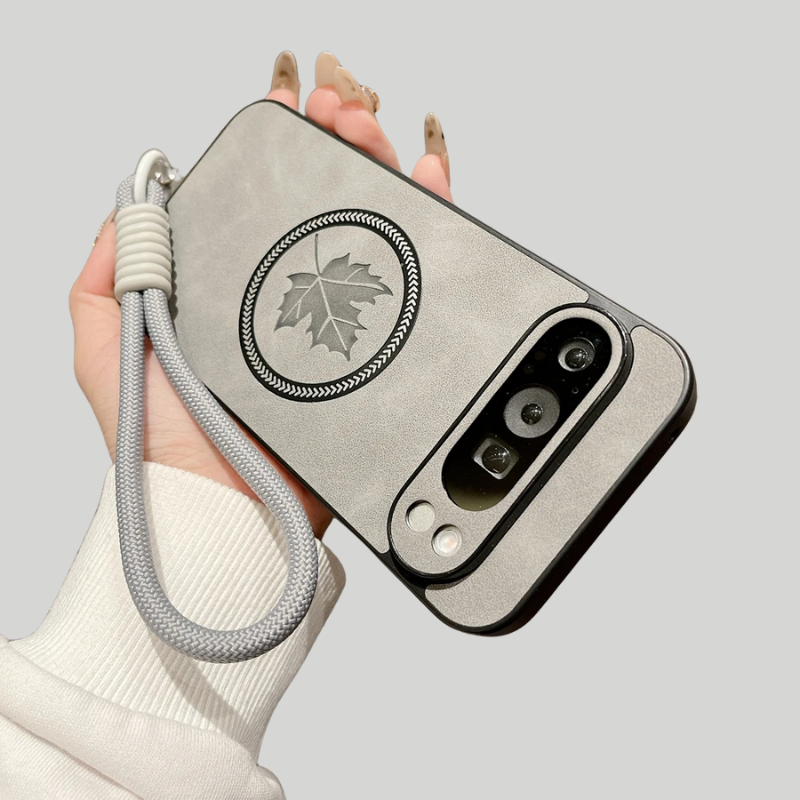 Leather Magnetic Google Pixel Wireless Charging Case - Styleeo