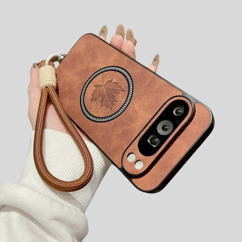 Leather Magnetic Google Pixel Wireless Charging Case