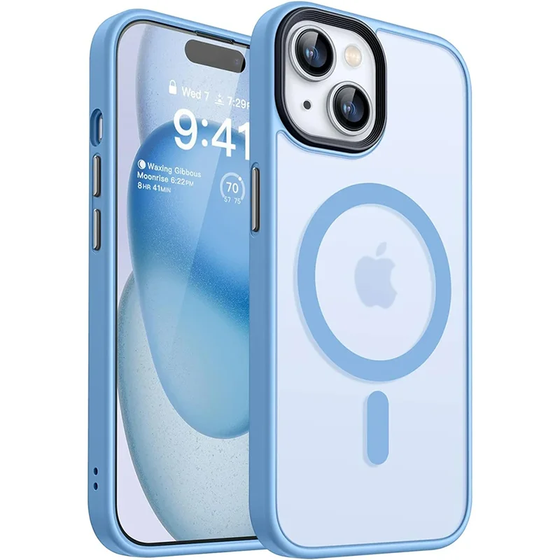 MagSafe iPhone Case | Matte Magnetic Armor Hybrid Shockproof Cover