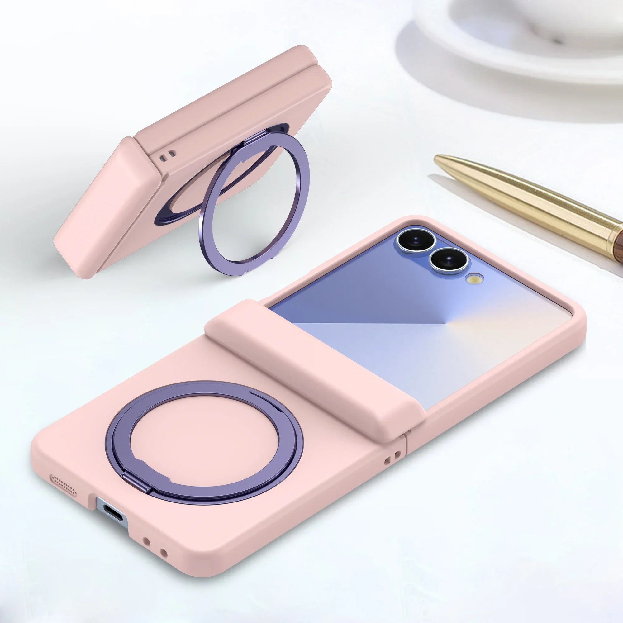 Samsung Galaxy Z Flip Ringholder Wireless Charging Case