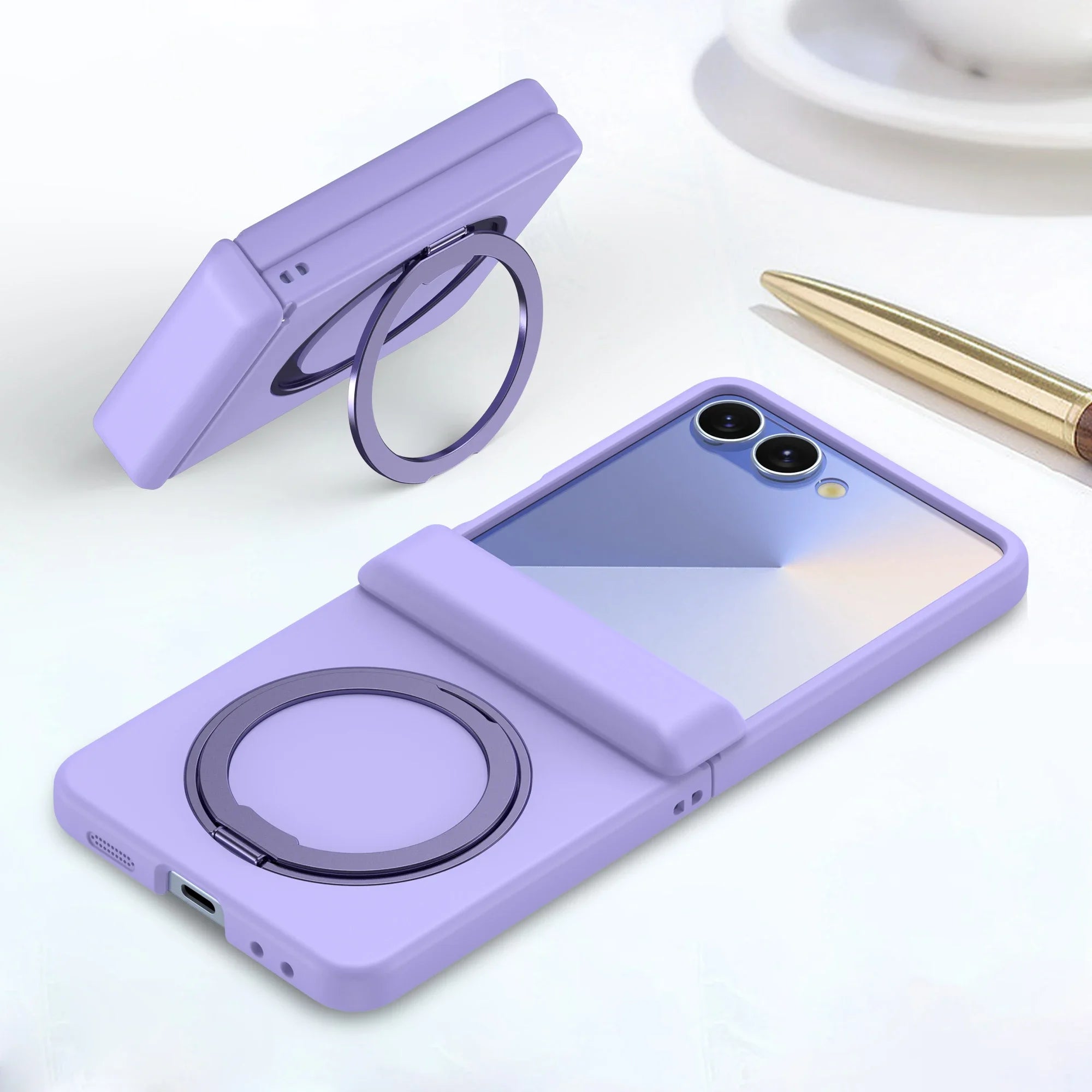 Samsung Galaxy Z Flip Ringholder Wireless Charging Case