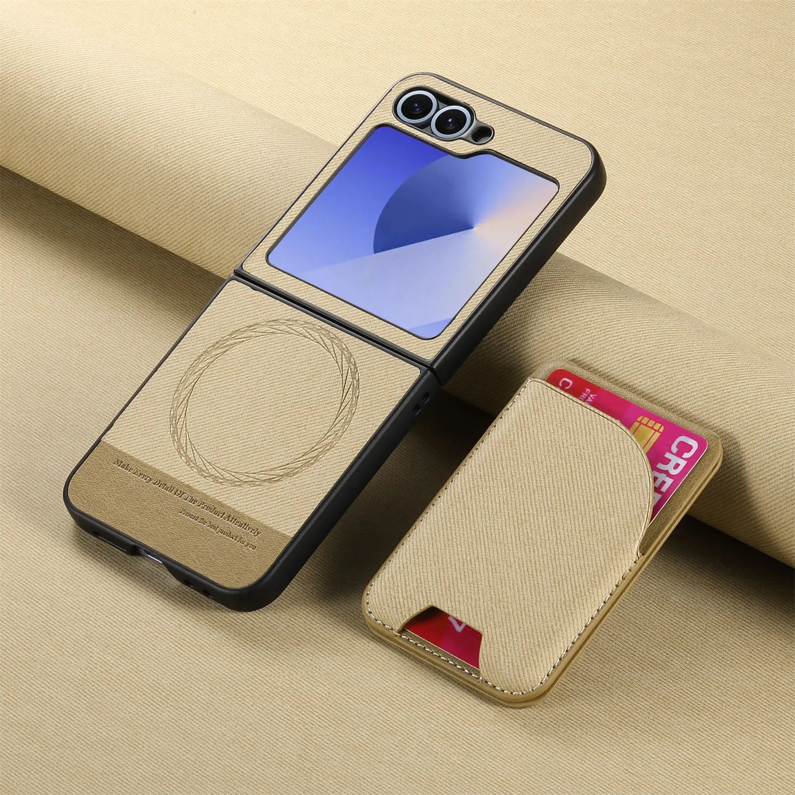 Detachable Leather Samsung Galaxy Z Flip 7/FE/6/5 Wallet Case