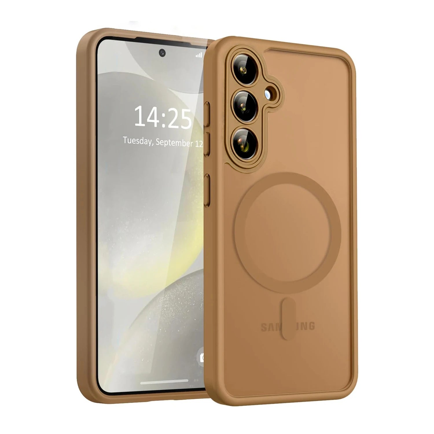 Samsung Galaxy Matte Clear Wireless Charging Case