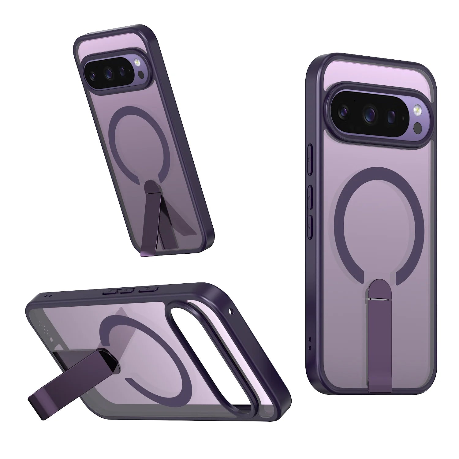 Google Pixel Wireless Charging Case With Kickstand For 9 Series - Styleeo