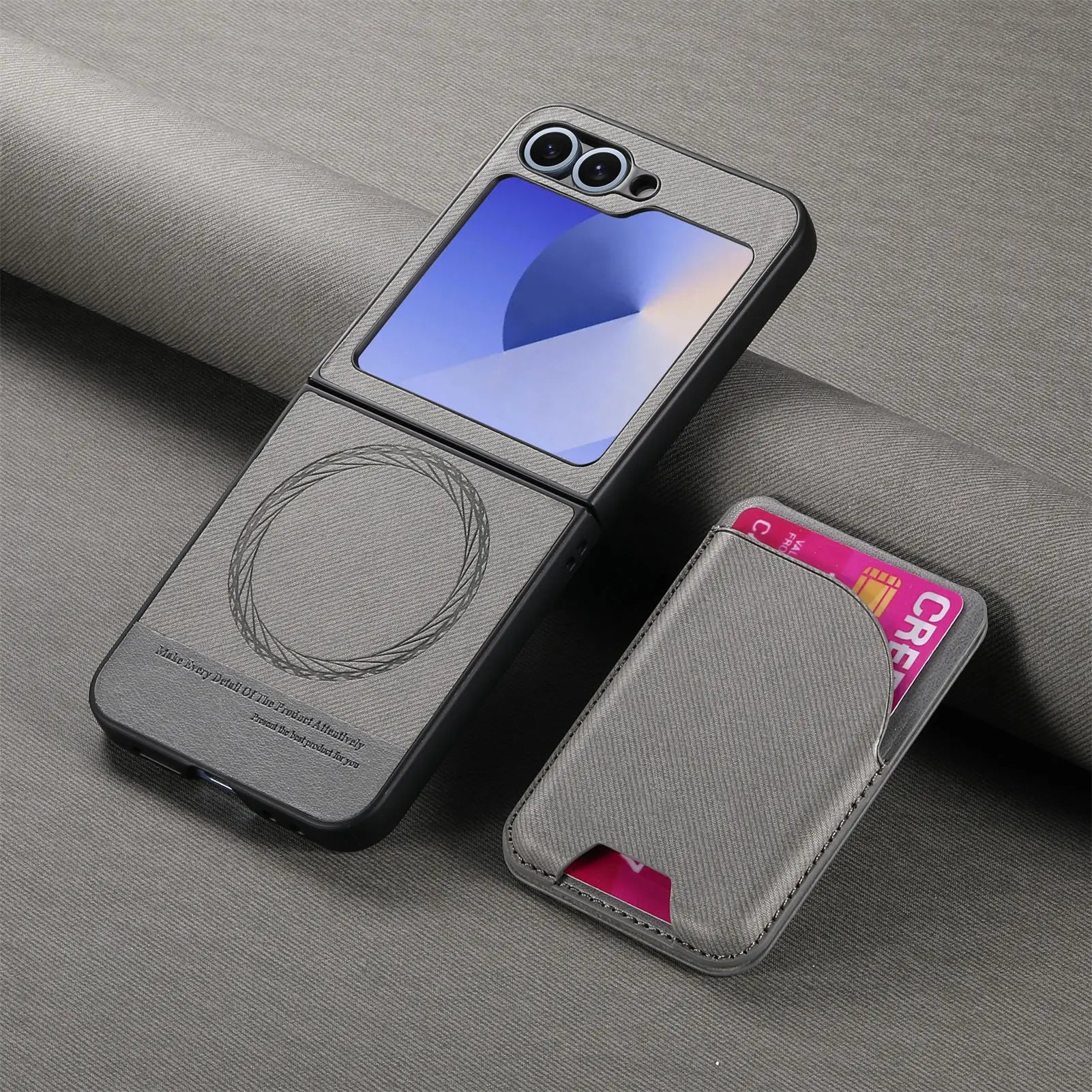 Detachable Leather Samsung Galaxy Z Flip 7/FE/6/5 Wallet Case