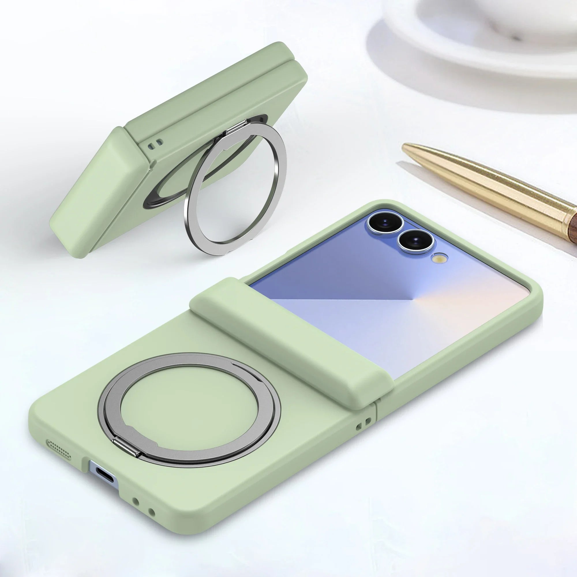Samsung Galaxy Z Flip Ringholder Wireless Charging Case