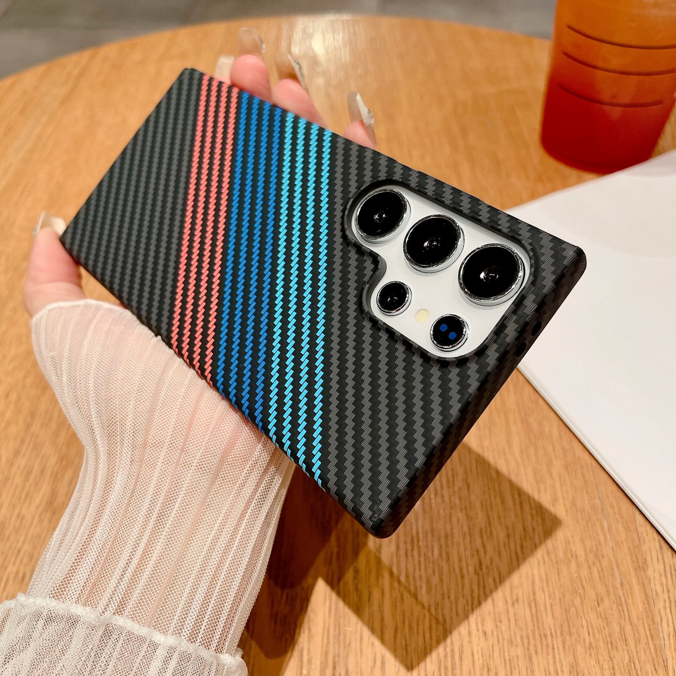 Carbon Fiber Samsung Wireless Charging Case - Styleeo