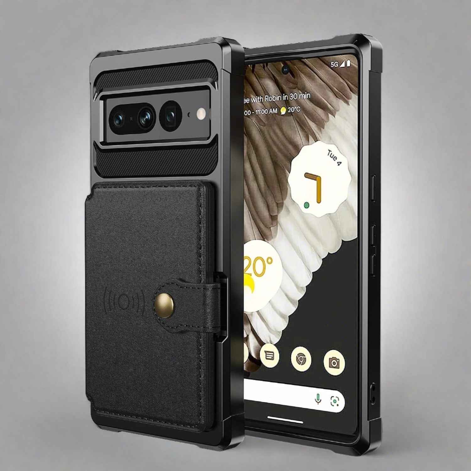 Shockproof Magnetic Flip Cardholder Google Pixel 7 Wallet Case
