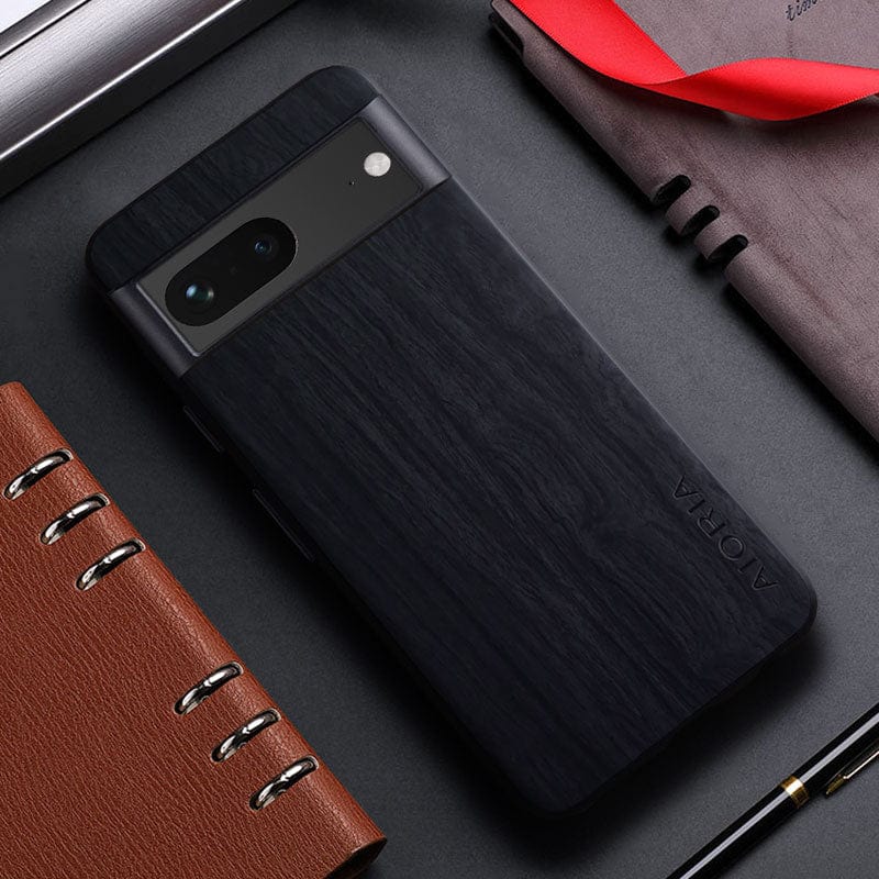 Bamboo Wood Pattern Leather case for Google Pixel 7/7Pro/7A BK / Pixel 7 Styleeo
