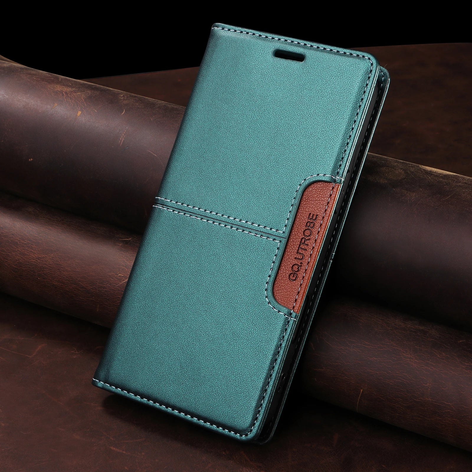 RFID Samsung Galaxy Wallet Case | Leather Magnetic Flip Cardholder Cover - Styleeo