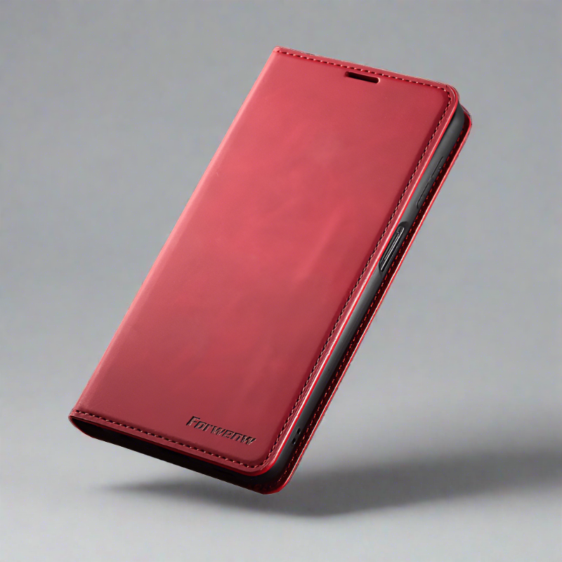 Flip Cover Magnetic Closure iPhone Leather Wallet Case
