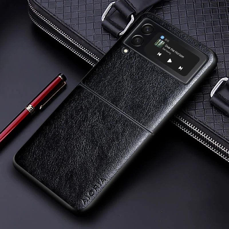 Shockproof Protective Samsung Z Flip Leather Case - Styleeo