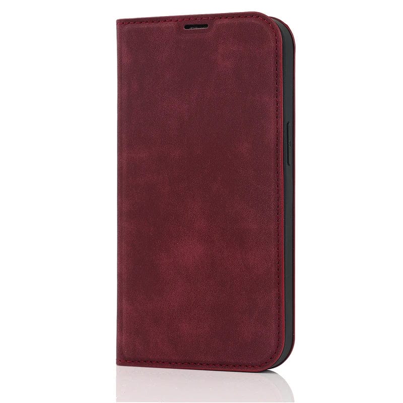 RFID Leather Flip Cover Magnetic iPhone MagSafe Wallet Case