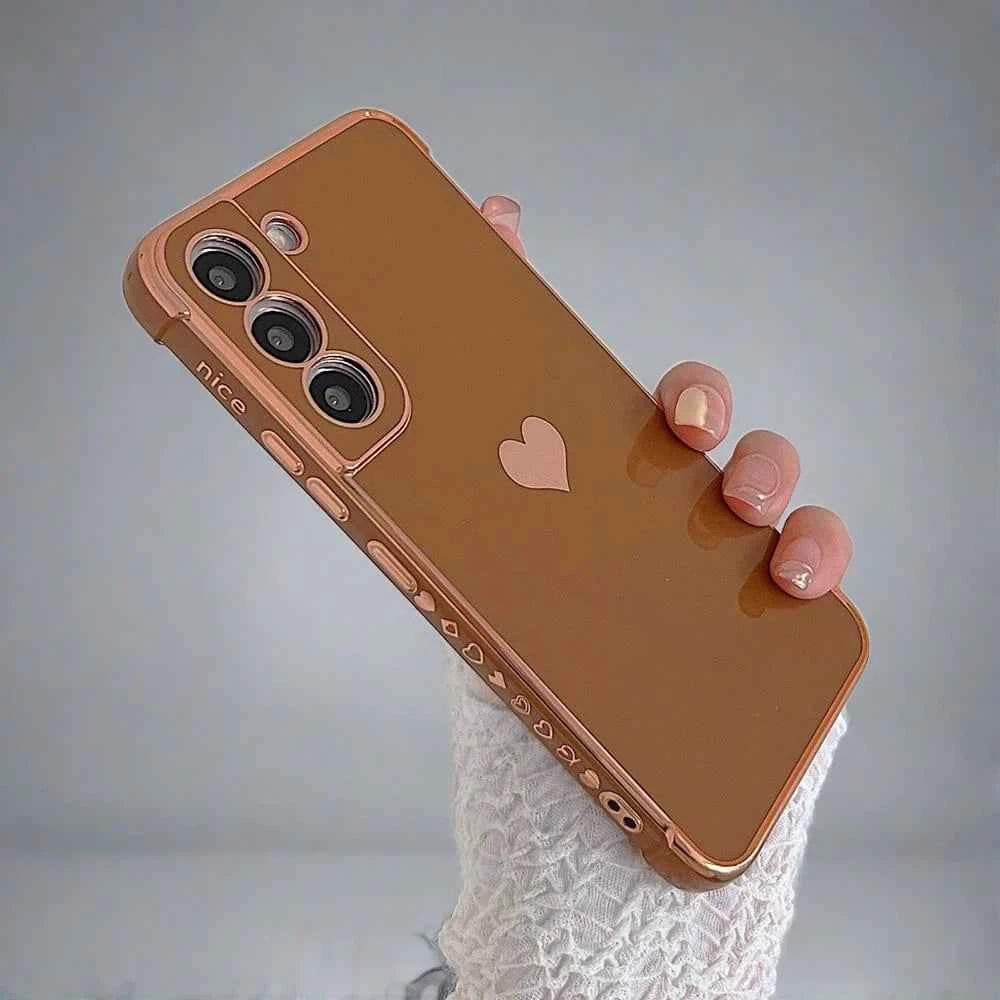 Samsung Phone Cases | Luxury Shockproof Plating Square Cover
