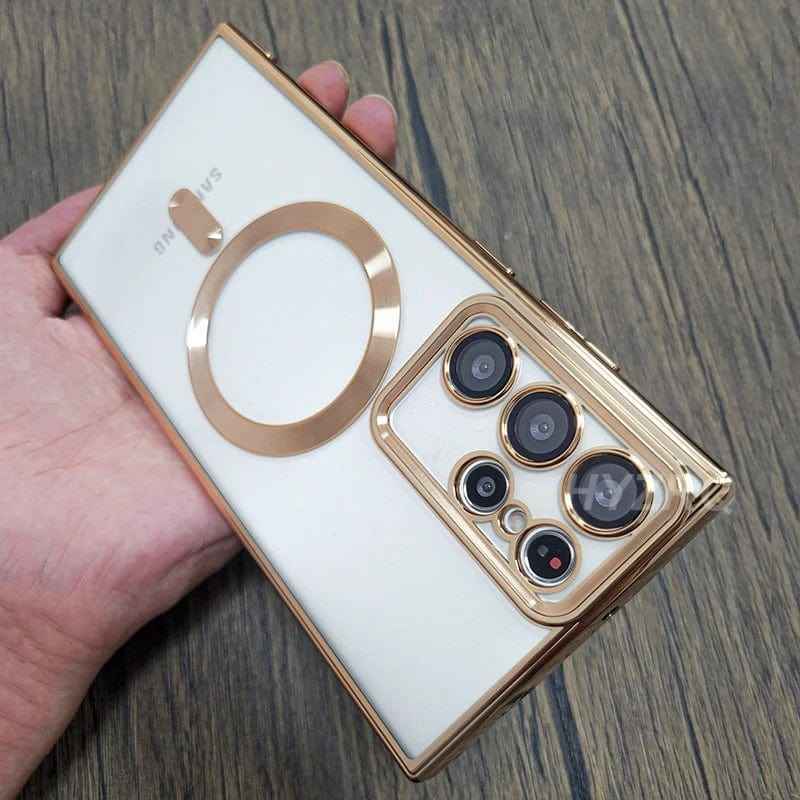 Shockproof Protective Samsung Wireless Charging Clear Case