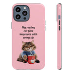 Custom Cat Print iPhone Dual Layer Protective Case