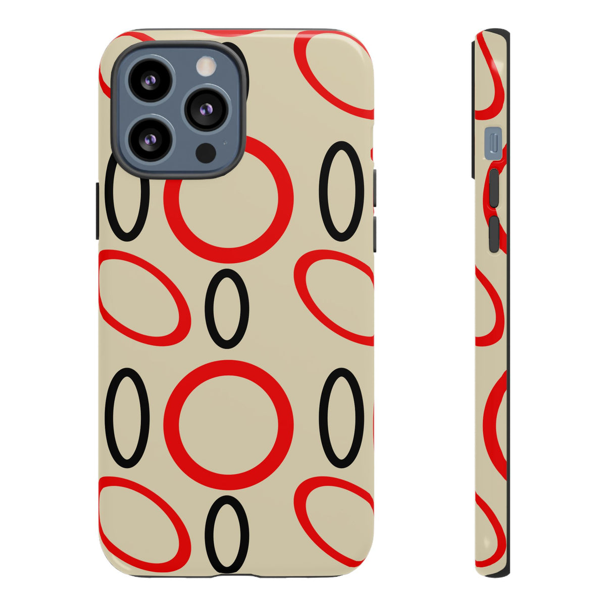 Custom Circle Print iPhone Case