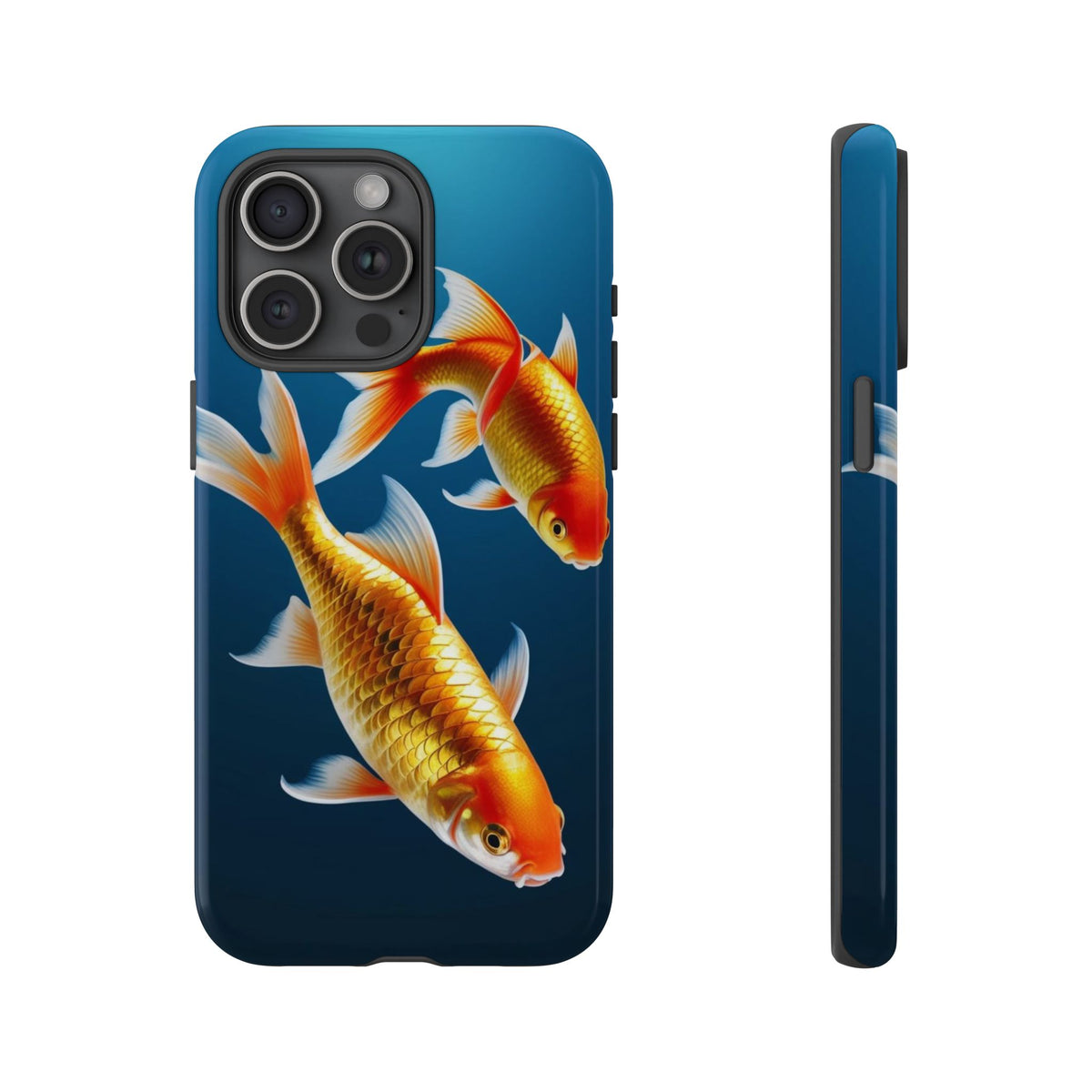 Custom Printed Gold Fish iPhone Case