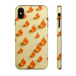 Custom Printed Orange Drops iPhone Case