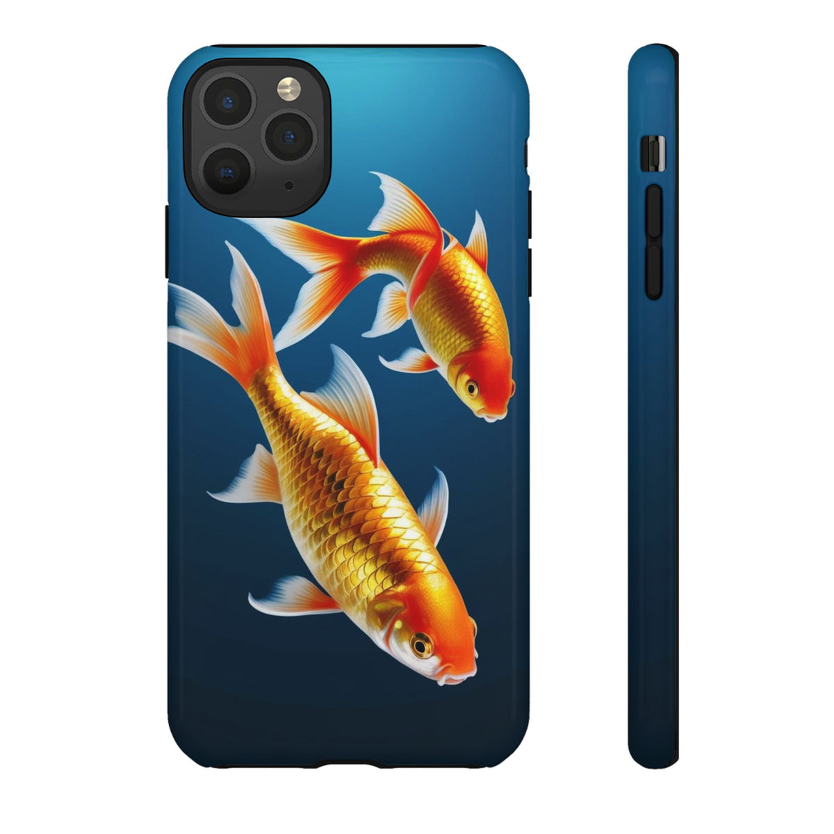 Custom Printed Gold Fish iPhone Case