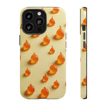 Custom Printed Orange Drops iPhone Case