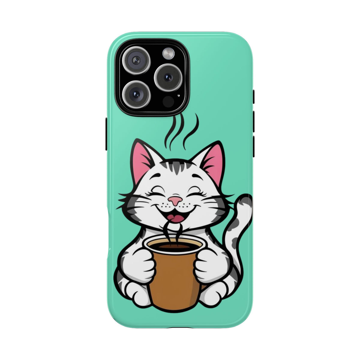 Custom Printed Cat iPhone Protective Case