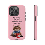 Custom Cat Print iPhone Dual Layer Protective Case