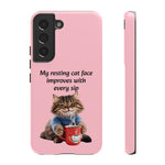 Custom Cat Print Samsung Dual Layer Protective Case