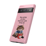 Custom Cat Print Google Pixel Dual Layer Protective Case