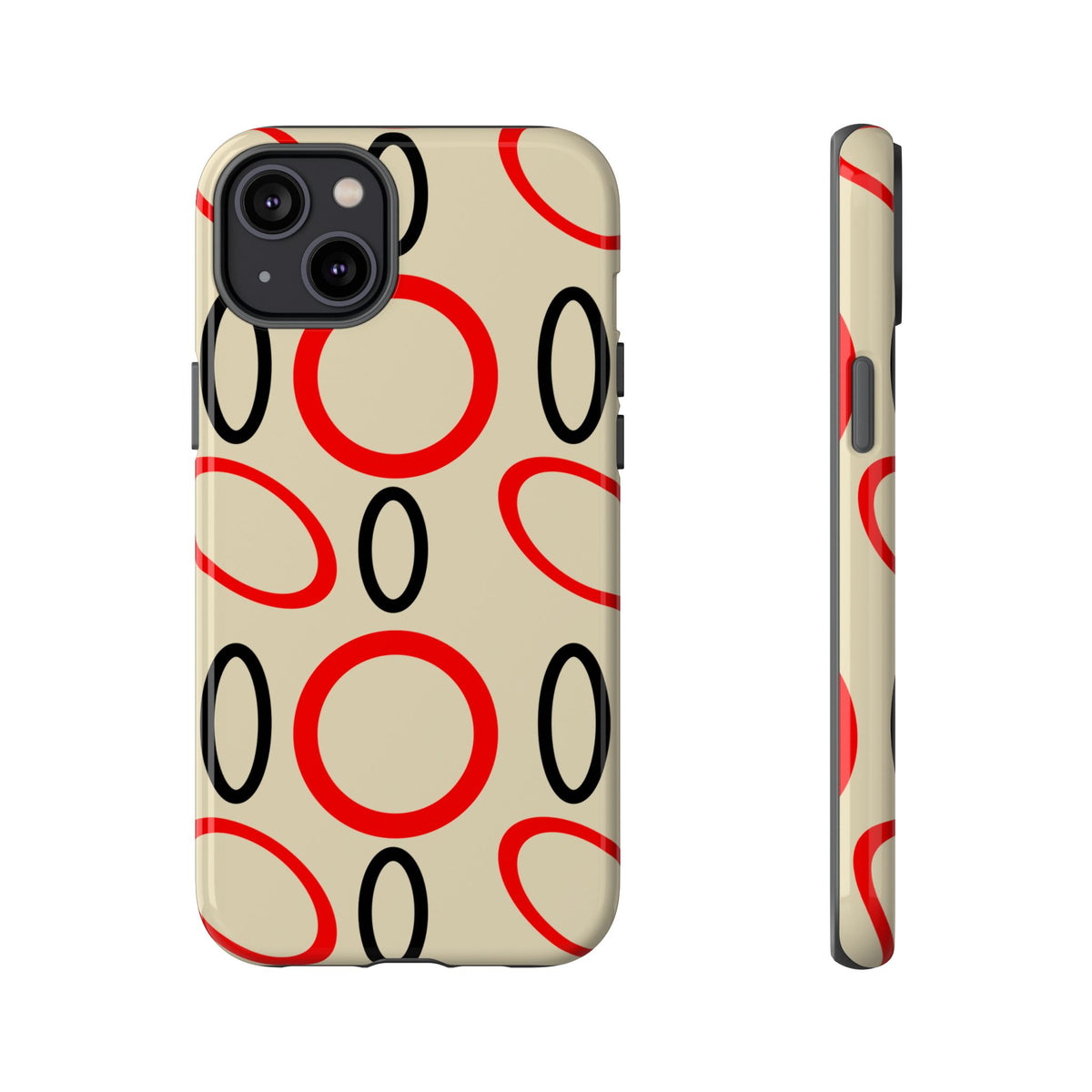 Custom Circle Print iPhone Case