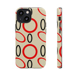 Custom Circle Print iPhone Case