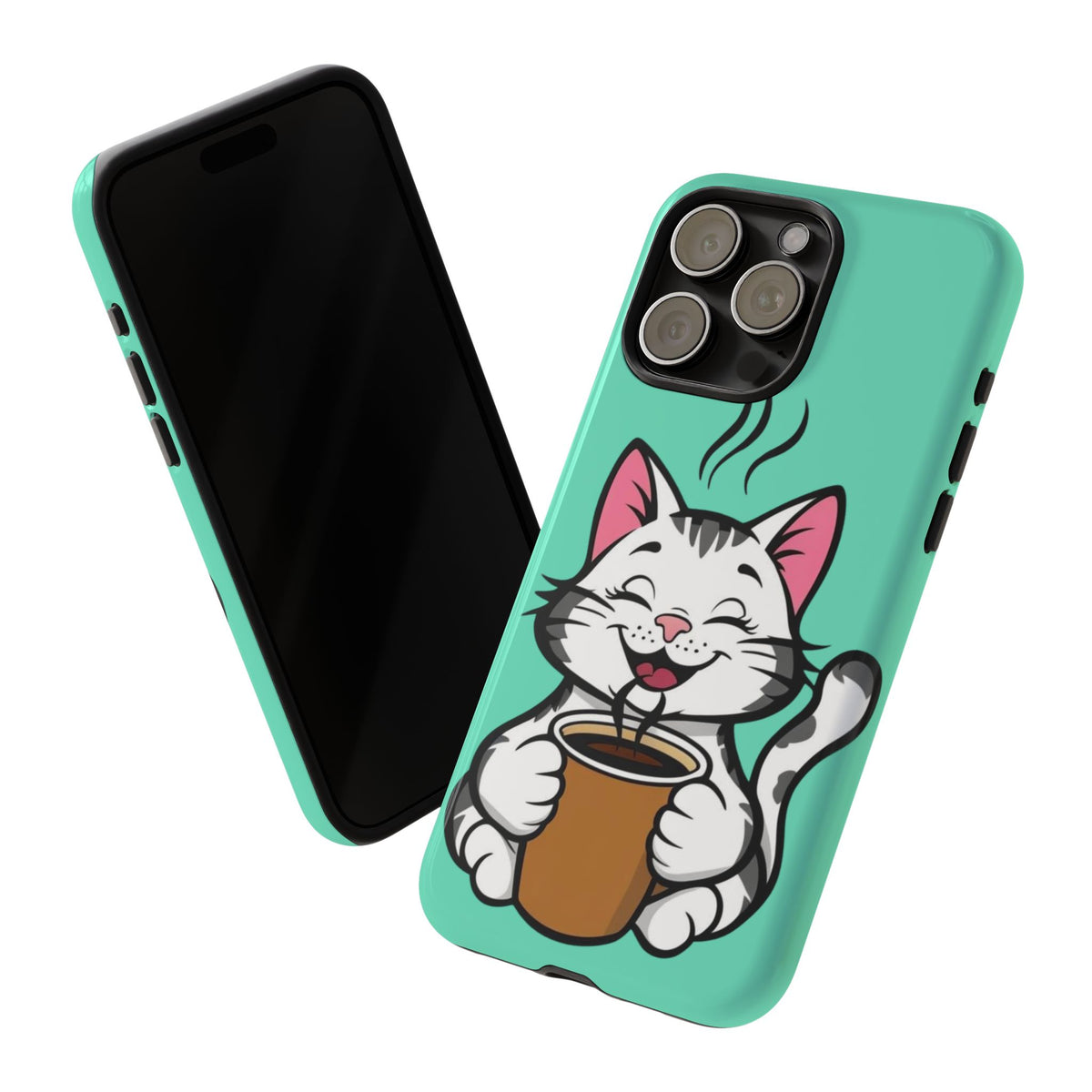 Custom Printed Cat iPhone Protective Case