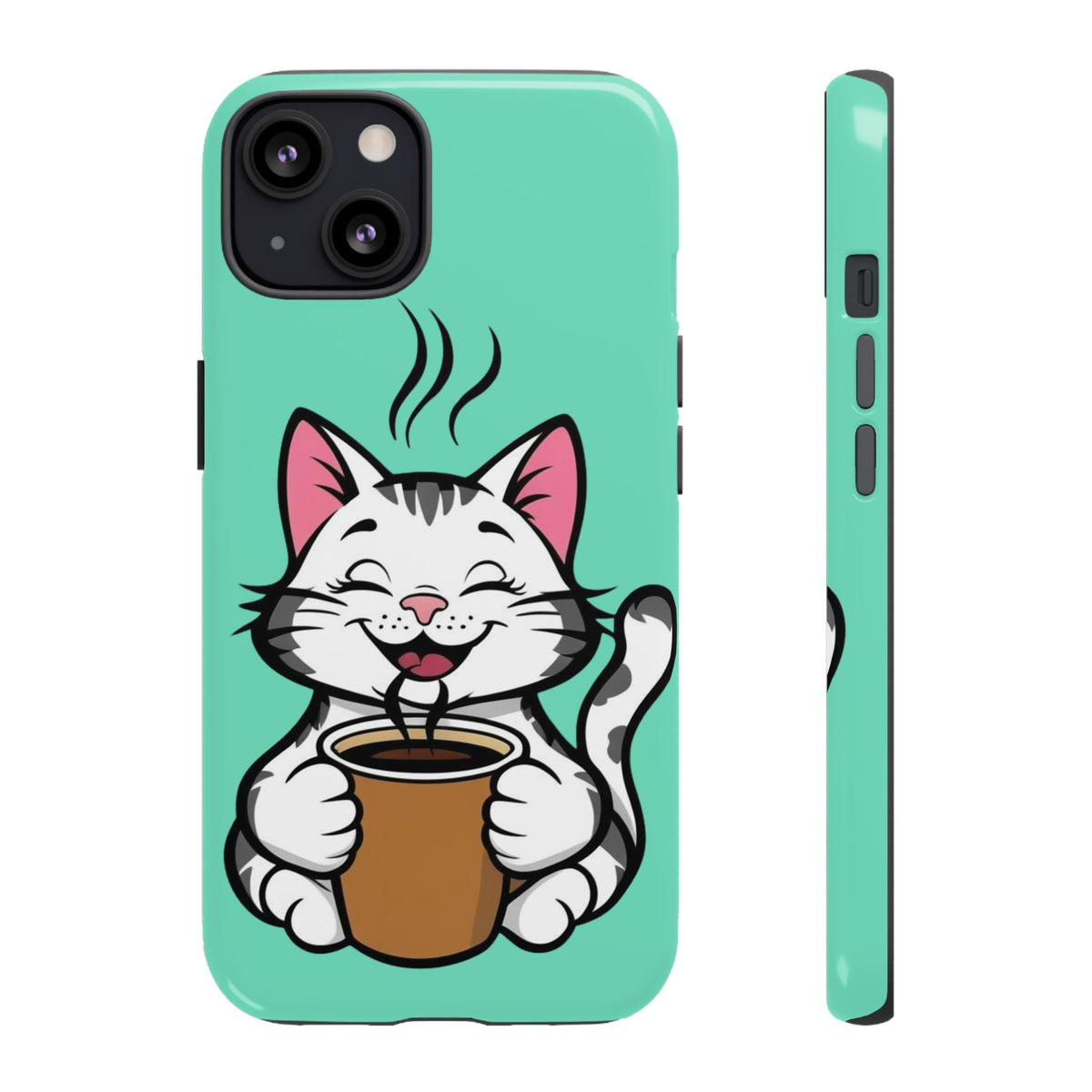 Custom Printed Cat iPhone Protective Case