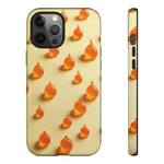 Custom Printed Orange Drops iPhone Case