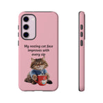 Custom Cat Print Samsung Dual Layer Protective Case