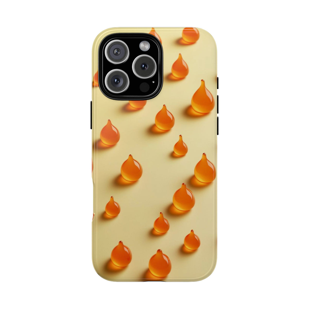 Custom Printed Orange Drops iPhone Case