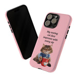 Custom Cat Print iPhone Dual Layer Protective Case