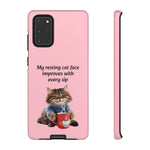 Custom Cat Print Samsung Dual Layer Protective Case