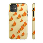 Custom Printed Orange Drops iPhone Case