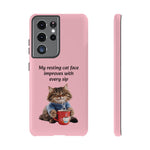 Custom Cat Print Samsung Dual Layer Protective Case