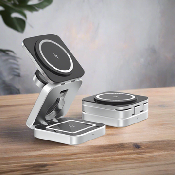 3 In 1 Wireless Charging Station | 15W Foldable & Portable Design