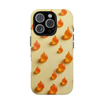 Custom Printed Orange Drops iPhone Case