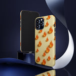 Custom Printed Orange Drops iPhone Case