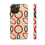 Custom Circle Print iPhone Case