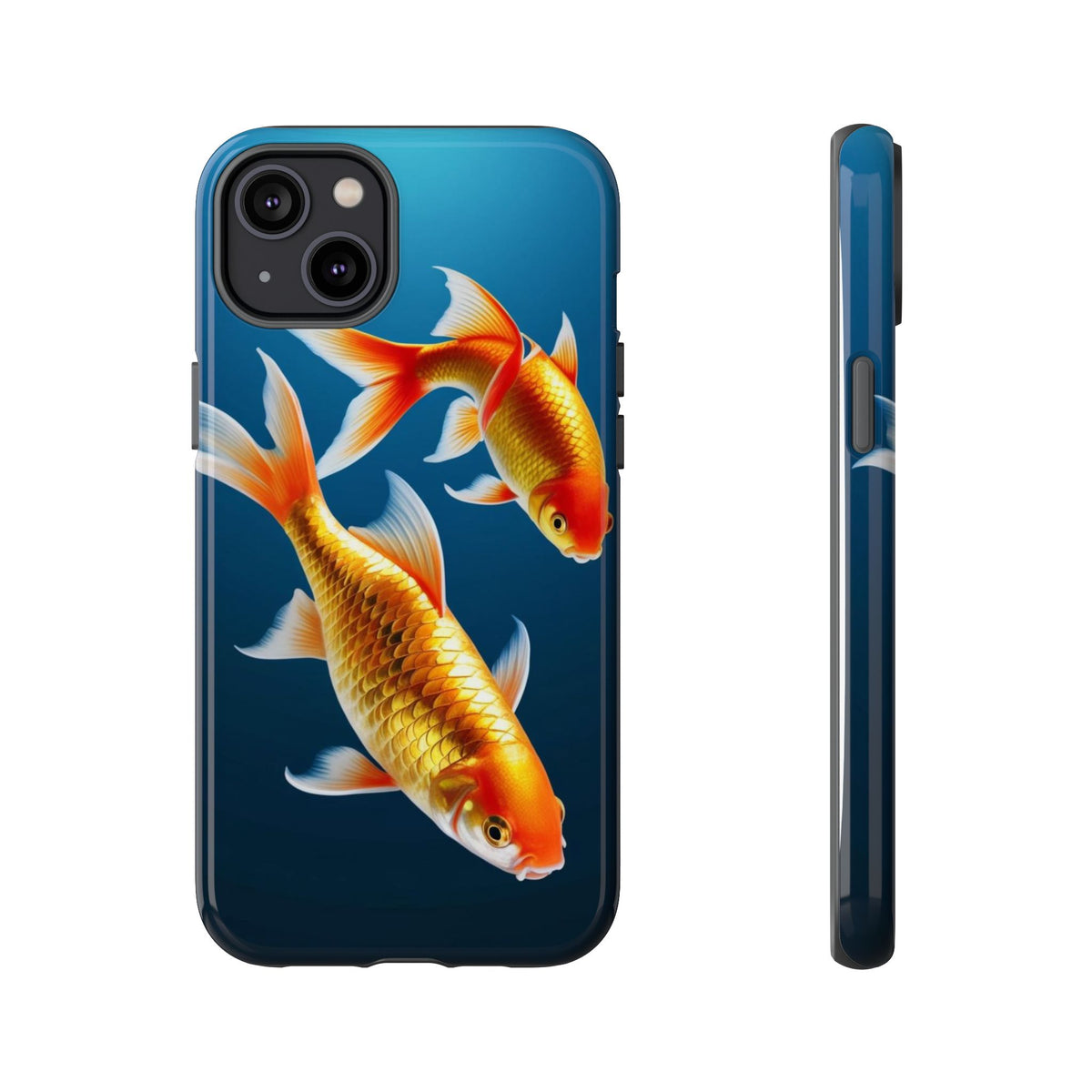 Custom Printed Gold Fish iPhone Case