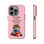 Custom Cat Print iPhone Dual Layer Protective Case