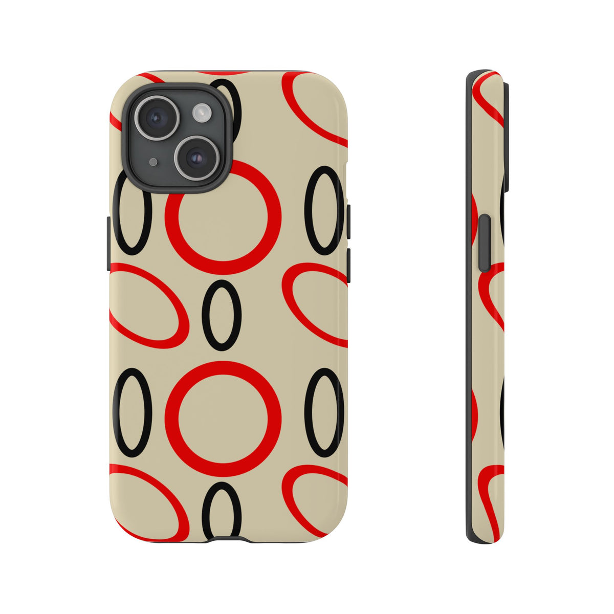 Custom Circle Print iPhone Case