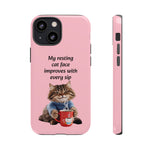 Custom Cat Print iPhone Dual Layer Protective Case