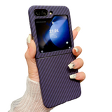 Carbon Fiber Samsung Z Flip Shockproof Protective Case