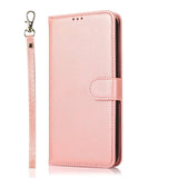 Detachable iPhone Leather Flip Cover Wallet Case